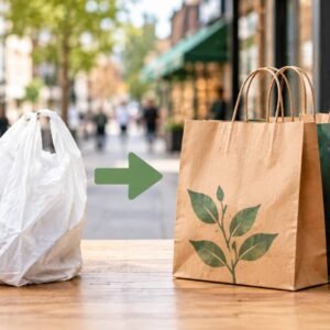 UK plastic bag charge