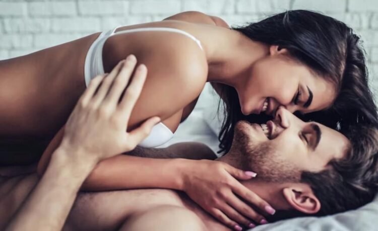 Two people feeling mutual attraction based on emotional and psychological connection